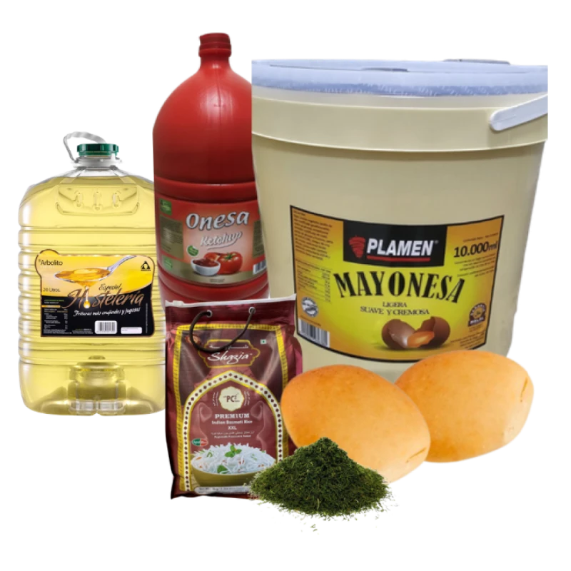 Alimentos secos y Salsas