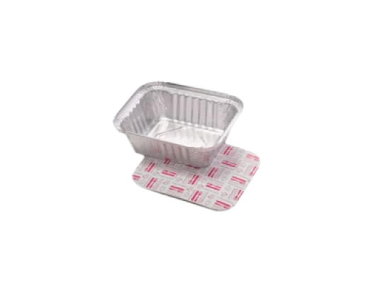 Envaces de aluminio con tapas 